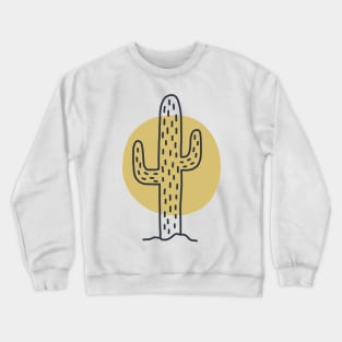 Cactus in the sunset Crewneck Sweatshirt